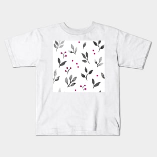 Leaf Pattern 3 Kids T-Shirt